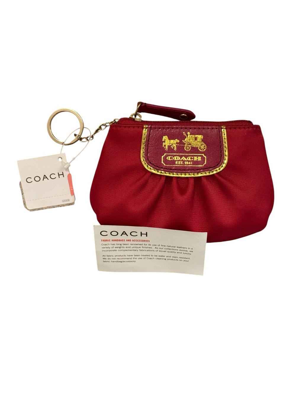 Coach Y2K Amanda mini pleated coin purse